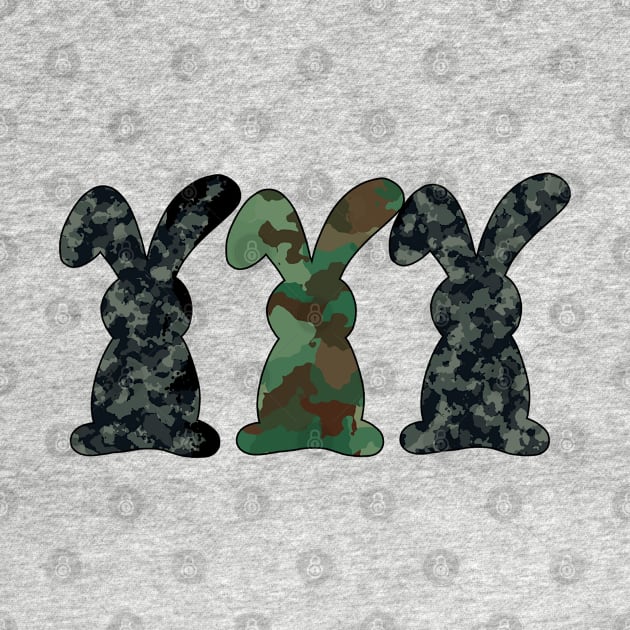 easter camo bunny by ithacaplus